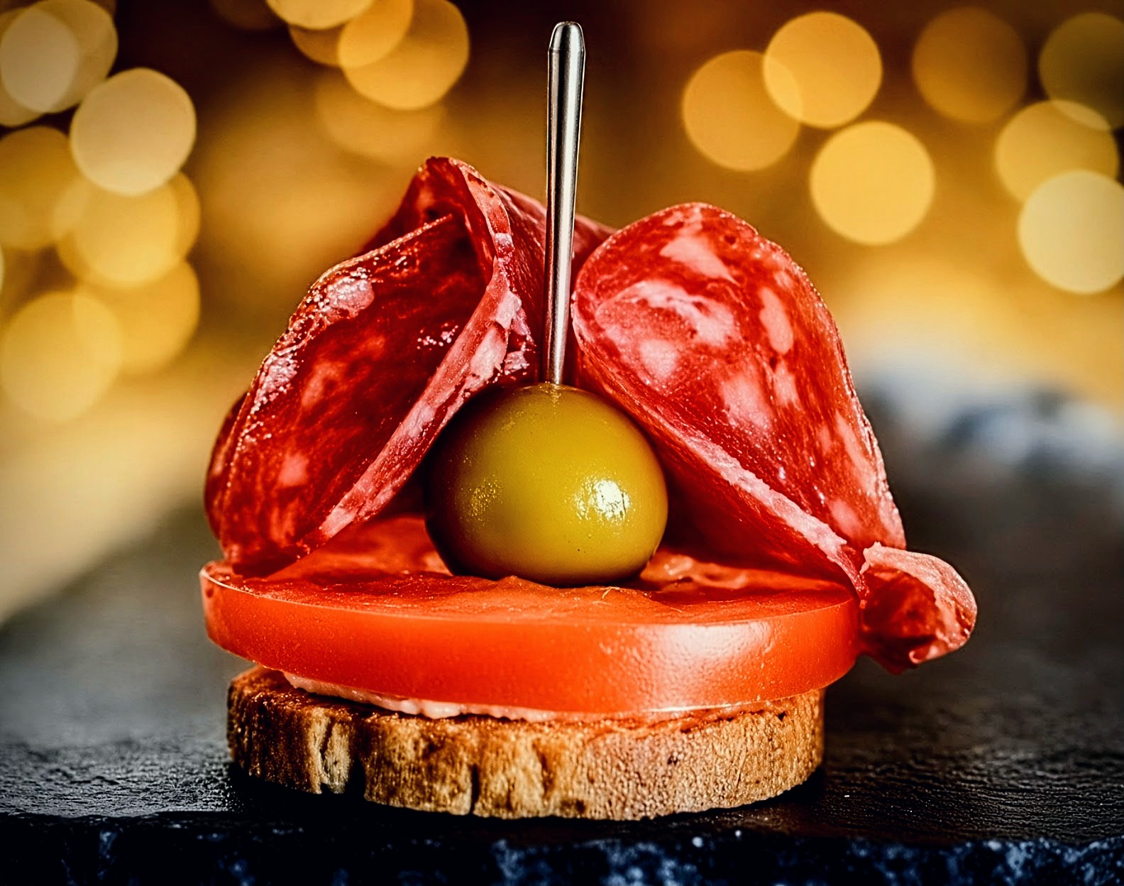 Longaniza y aceituna